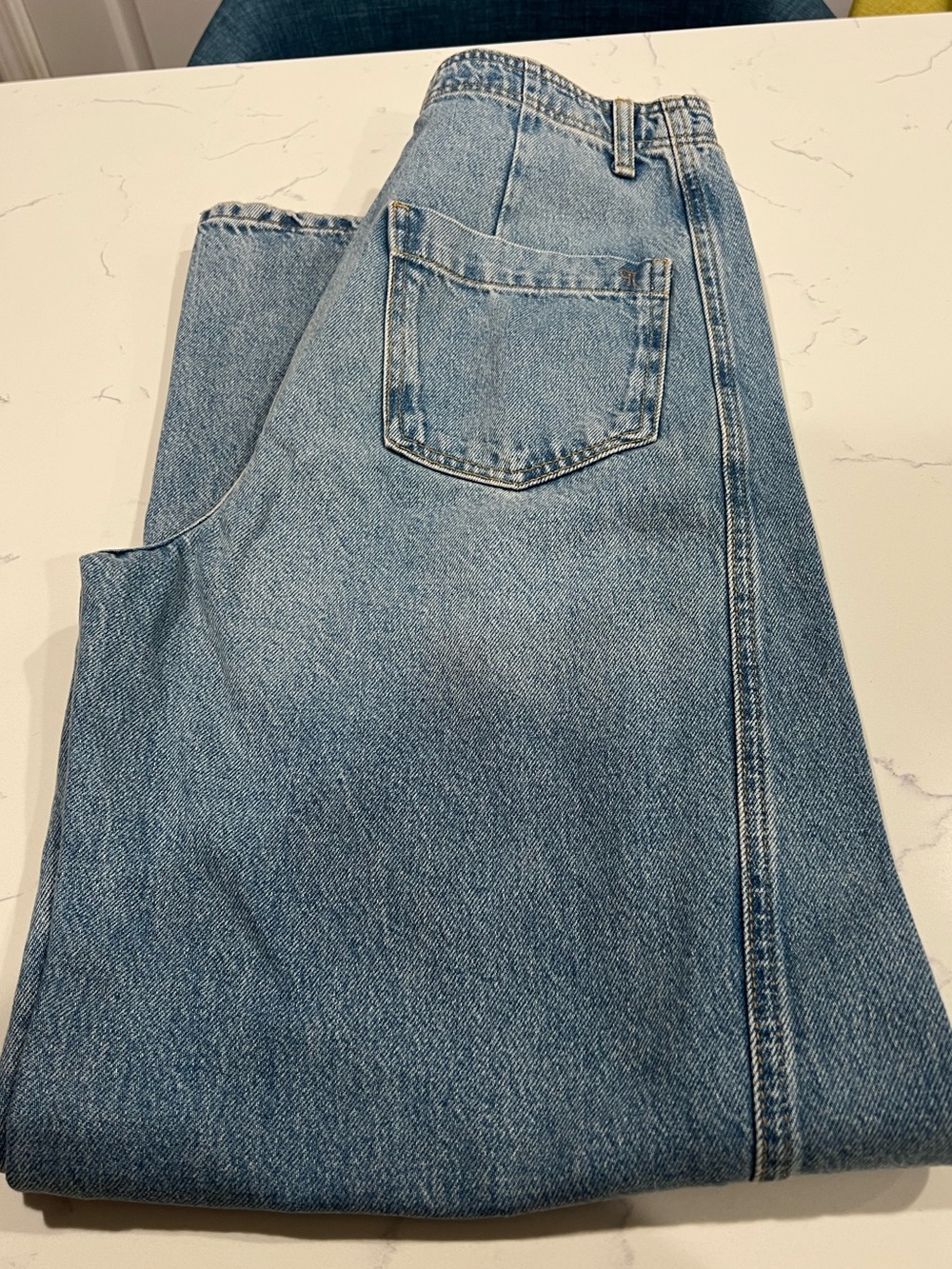 Pilcro Anthropologie Relaxed Wide Leg Light Wash Women's Jeans - Size 34” - Picture 13 of 16